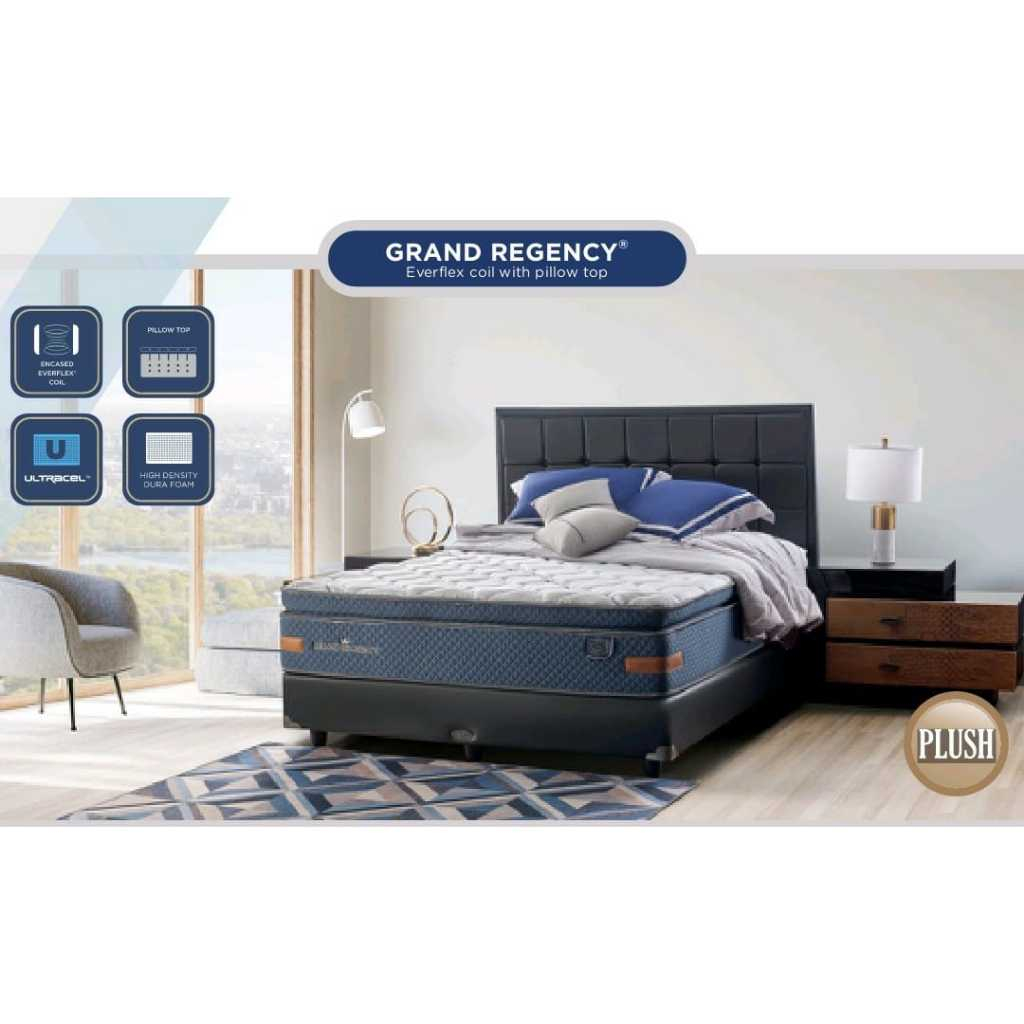 SPRING BED ELITE GRAND REGENCY PLUSH / MATRAS ELITE GRAND REGENCY PREMIUM DAN BERGARANSI 15 TAHUN