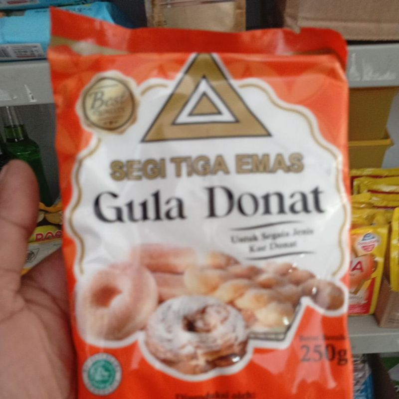 

segi tiga emas gula donat UK 250 gr