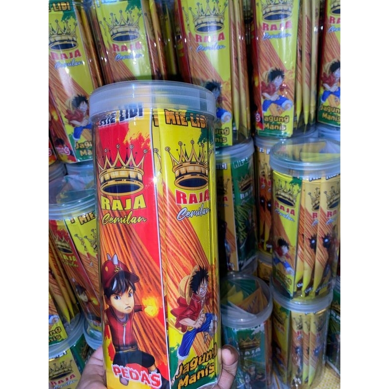 

Mie lidi karakter toples isi 20pcs - cemilan viral TERMURAH