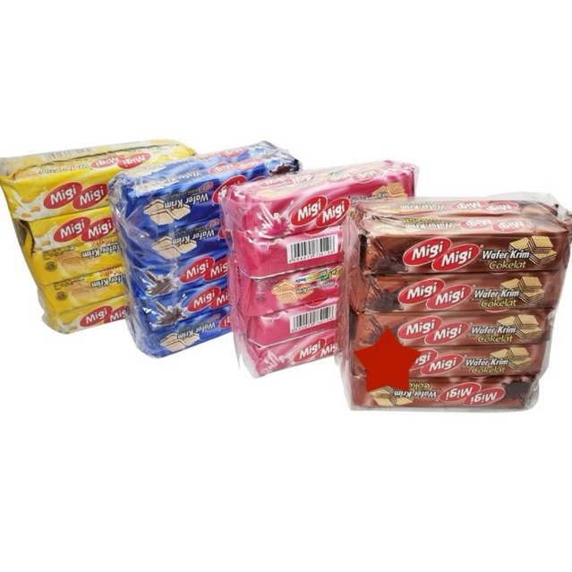 

MIGI MIGI WAFER MINI KRIM 1 PACK ISI 10 PCS
