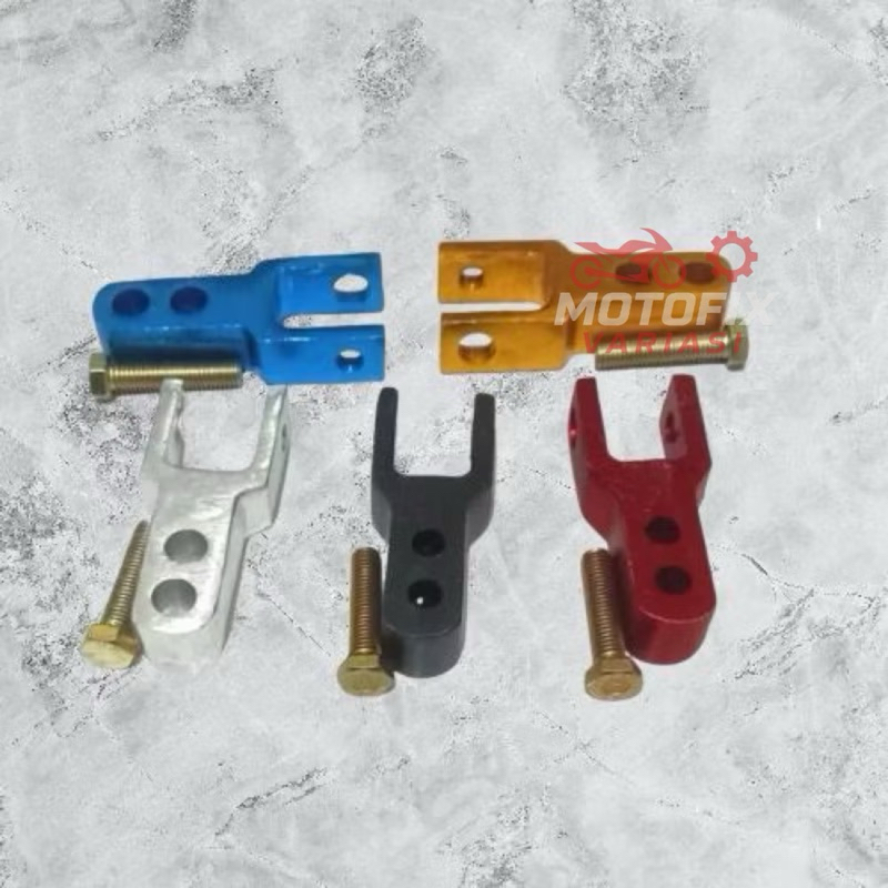 Promo Riser Peninggi Shock Sok Universal Matic Sambungan Shok Belakang Motor Matic 2 Lubang Pangkon 