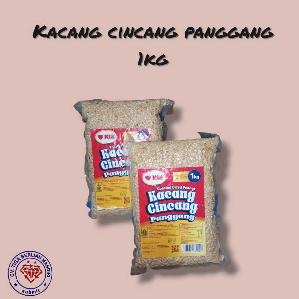 

KACANG CACAH/CINCANG PANGGANG KIS KEMASAN 1KG/PCS