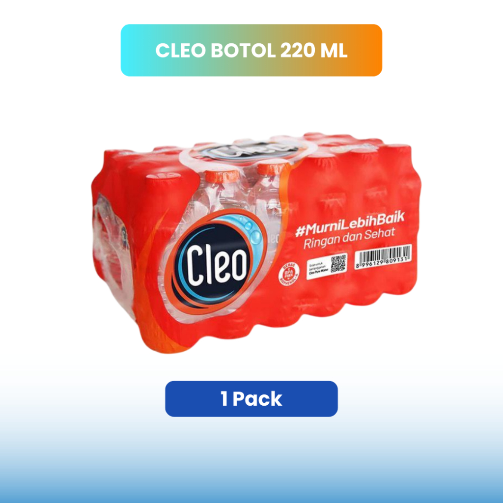 

Jual Cleo 220 ml 1 Pack / 1 Dus