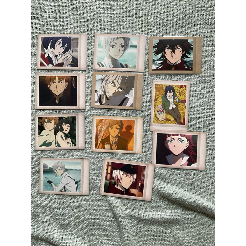 Bungou Stray Dogs BSD Printilan Acrylic Keychain Pashakore Photocard Official