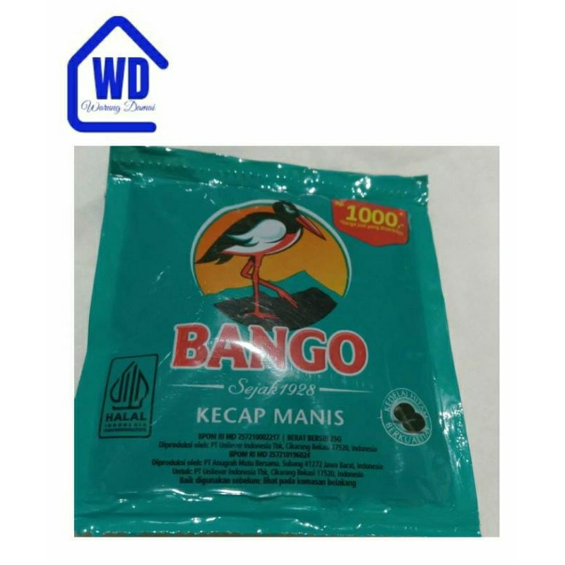 

kecap Bango sachet 25gram isi 12 sachet