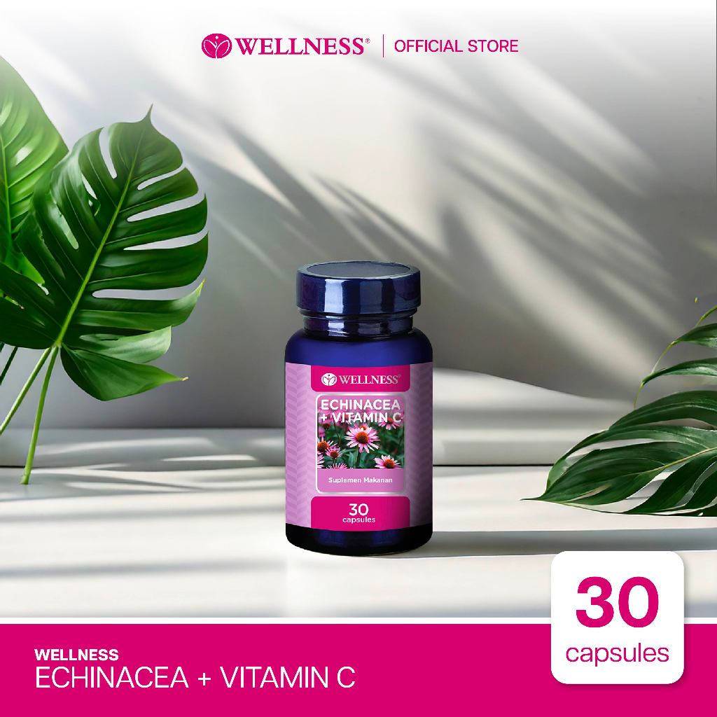 Wellness Echinacea + Vitamin C - 30 Capsules