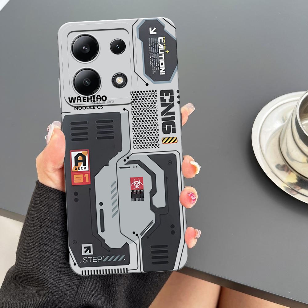 [BC01] Case Untuk Xiaomi Note 13 - Motif Mesin CPU Cyberpunk - Softcase Pro Camera, Casing HP, Pelin