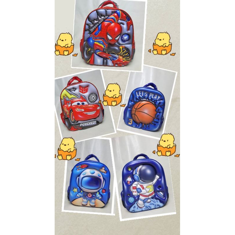 Tas ransel import premium TK spider cars ball astro