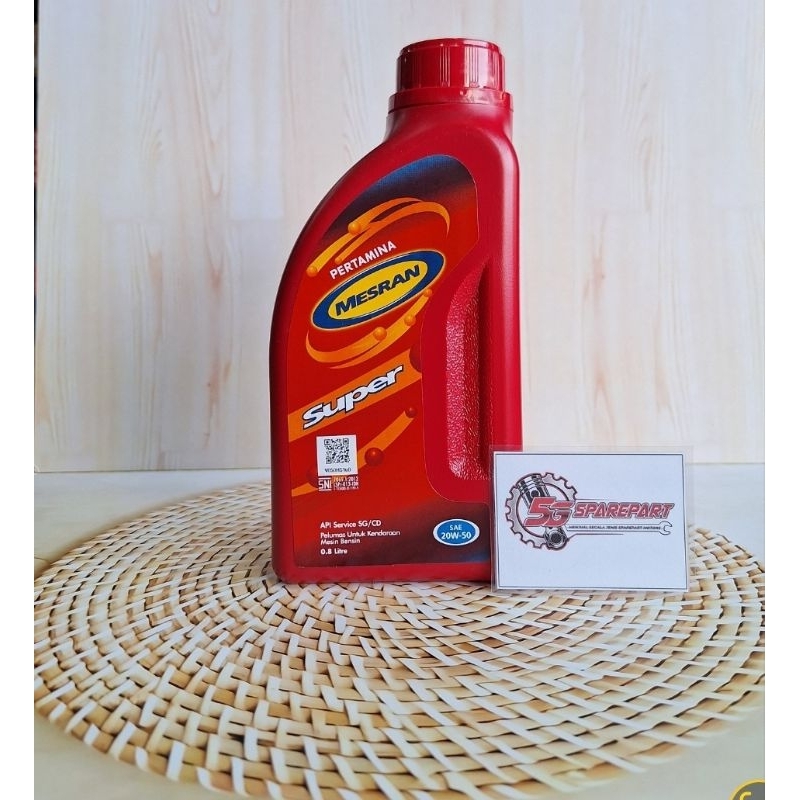 OLI MESRAN SUPER SAE 20W-50 0.8L 800ML PER DUS ISI 24