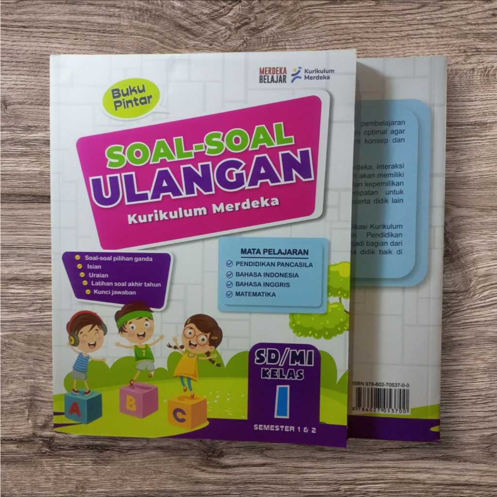 BUKU PINTAR SOAL SOAL ULANGAN KELAS 1 KURIKULUM MERDEKA - DUTA PRESTASI