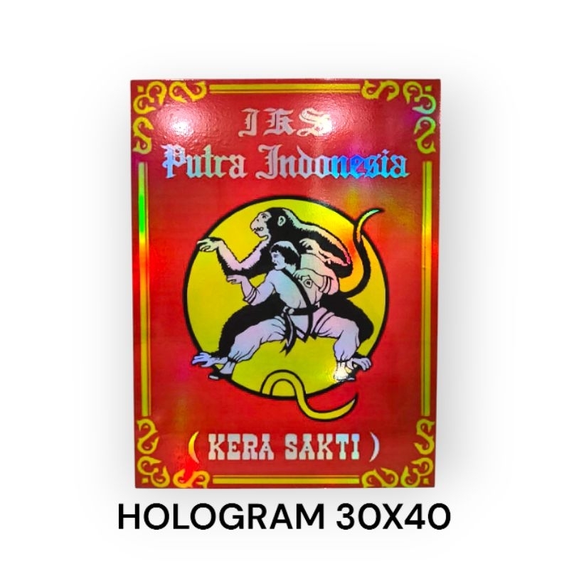 PIGORA IKSPI KERA SAKTI HOLOGRAM 30*40 / HIASAN DINDING / DEKORASI DINDING