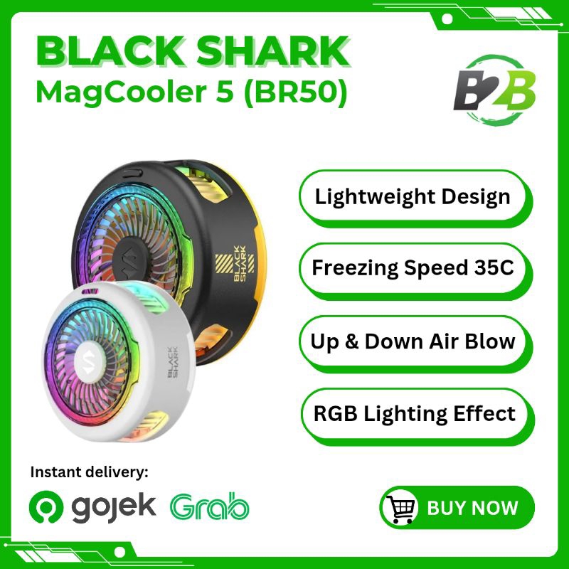 Garderning_Sekar Black Shark Funcooler Series - Funcooler 2 Pro - Funcooler 3 Pro - Funcooler 4 Pro