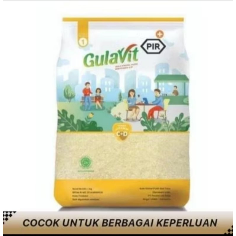 

GULAVIT Gula pasir kemasan 1 kg kuning