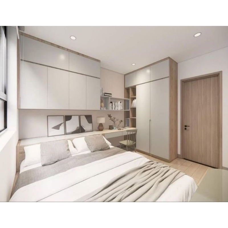 LEMARI PAKAIAN WARDROBE CUSTOM , LEMARI MINIMALIST