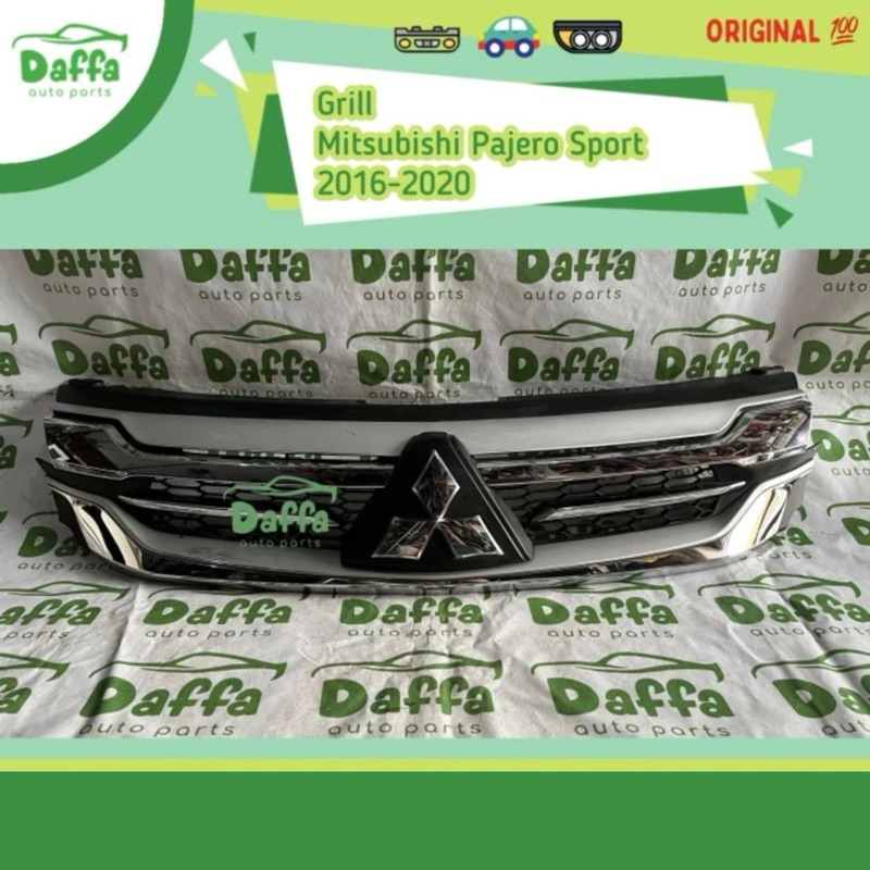 Grill Grille Gril Grile Bemper Bumper Guard Depan Mobil Mitsubishi All New Pajero Sport 2016 2017 20