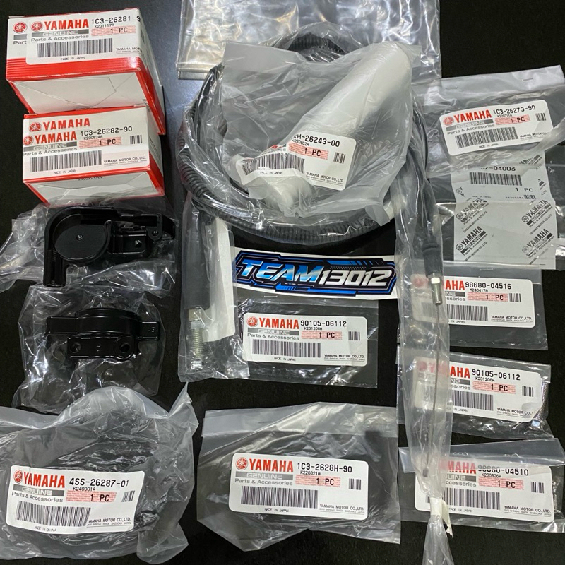 GAS SPONTAN KONTAN YZ125 ORIGINAL YAMAHA JAPAN