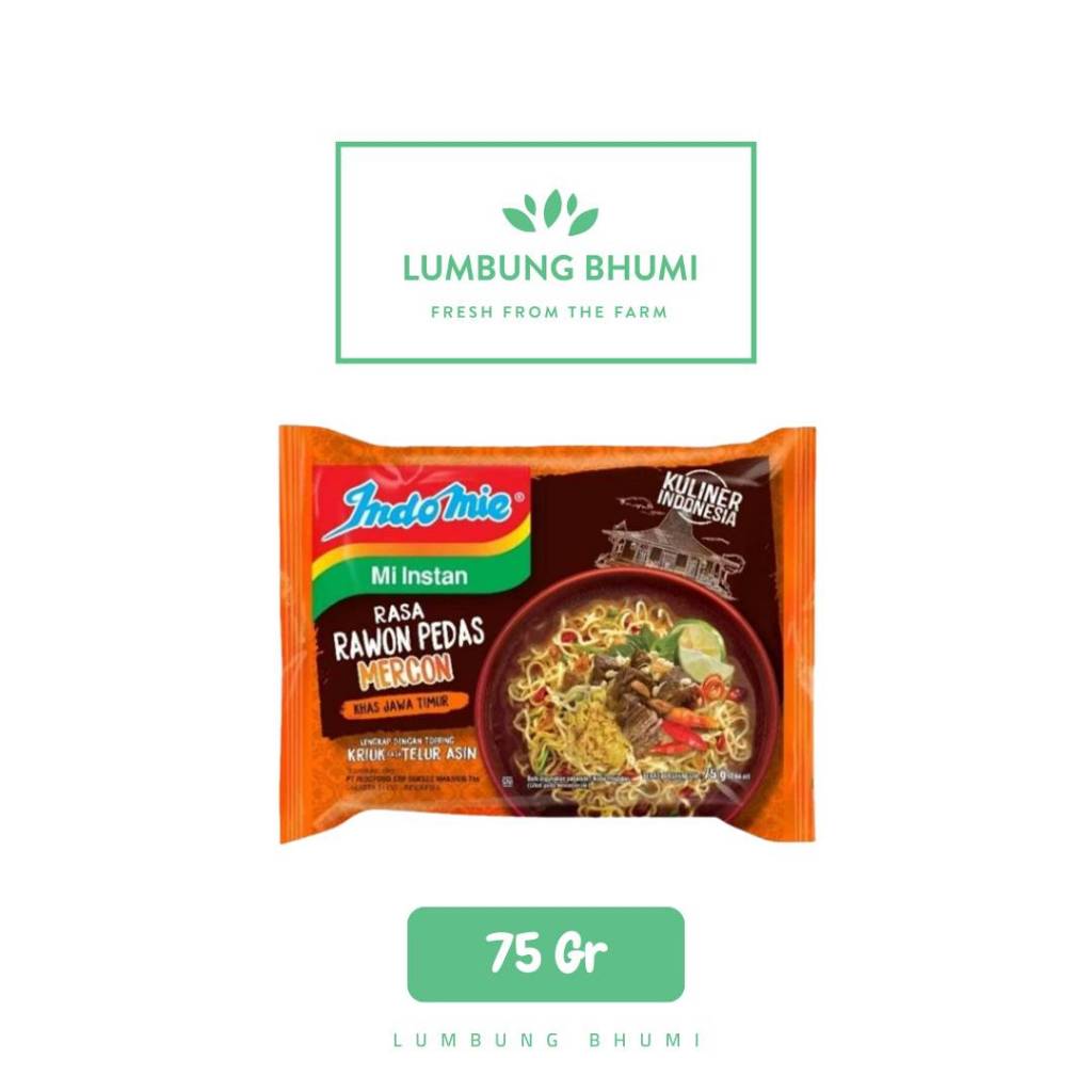 

INDOMIE Mi Rawon Pedas Mercon 75 Gr Ecer 1 Pcs - Lumbung Bhumi