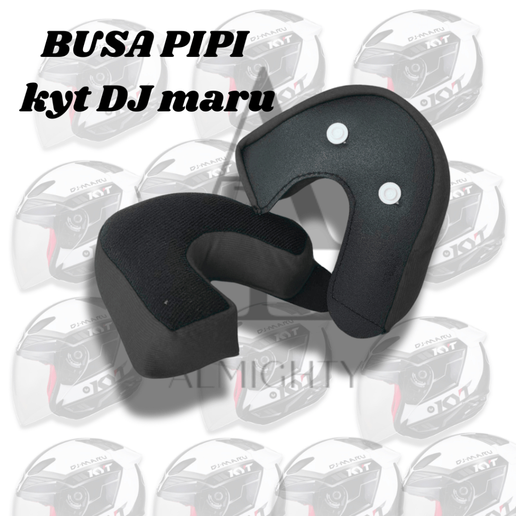 Busa pipi helm KYT DJ MARU | cheek pad samping helmet kyt dj maru size M L XL