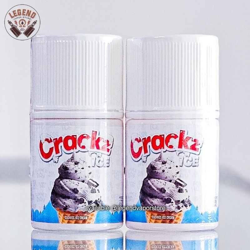 FREEBASE - LIQUID CRACKZ ICE Cookies Ice Cream 60ML 3MG 6MG 9MG AUTHENTIC