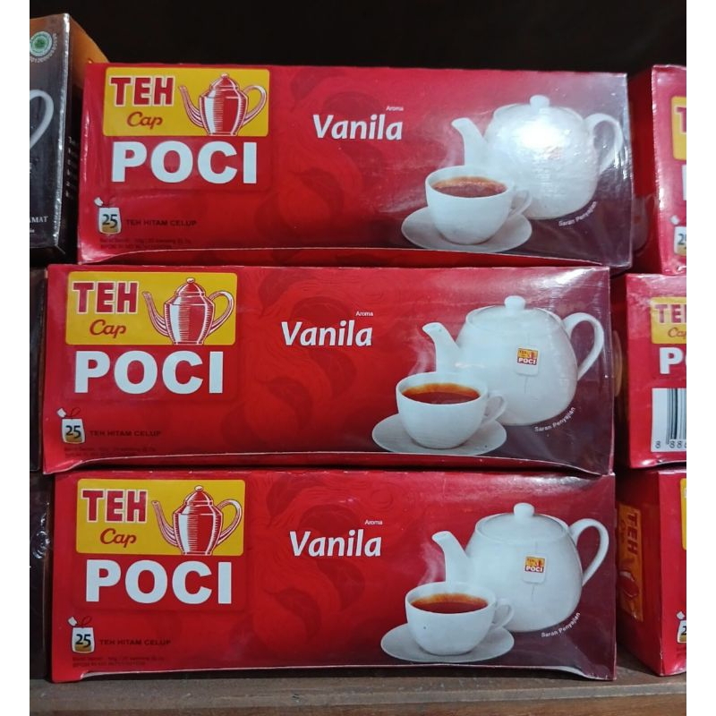 

Poci Teh Hitam Celup Vanila 25 x 2 g