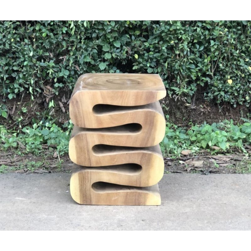 KURSI STOOL PANJANG BANGKU KURSI STOOL SOLID UTUH READY STOCK