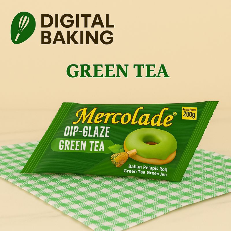 

Mercolade Dip Glaze Greentea 1pack (isi 6pcs)