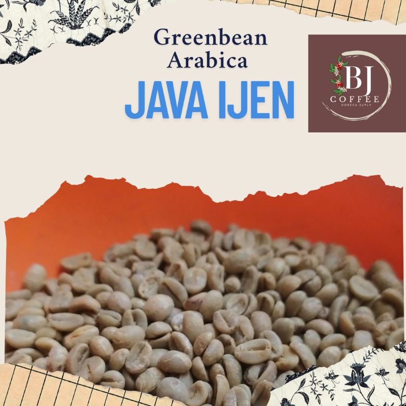 

Greenbean Biji Kopi Arabica Java Ijen Fullwash Proses 1kg