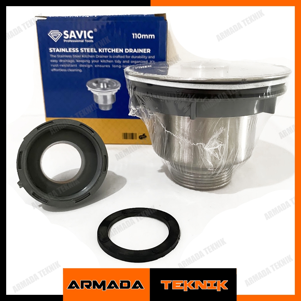 Savic Afur / Saringan Bak Cuci Piring Stainless