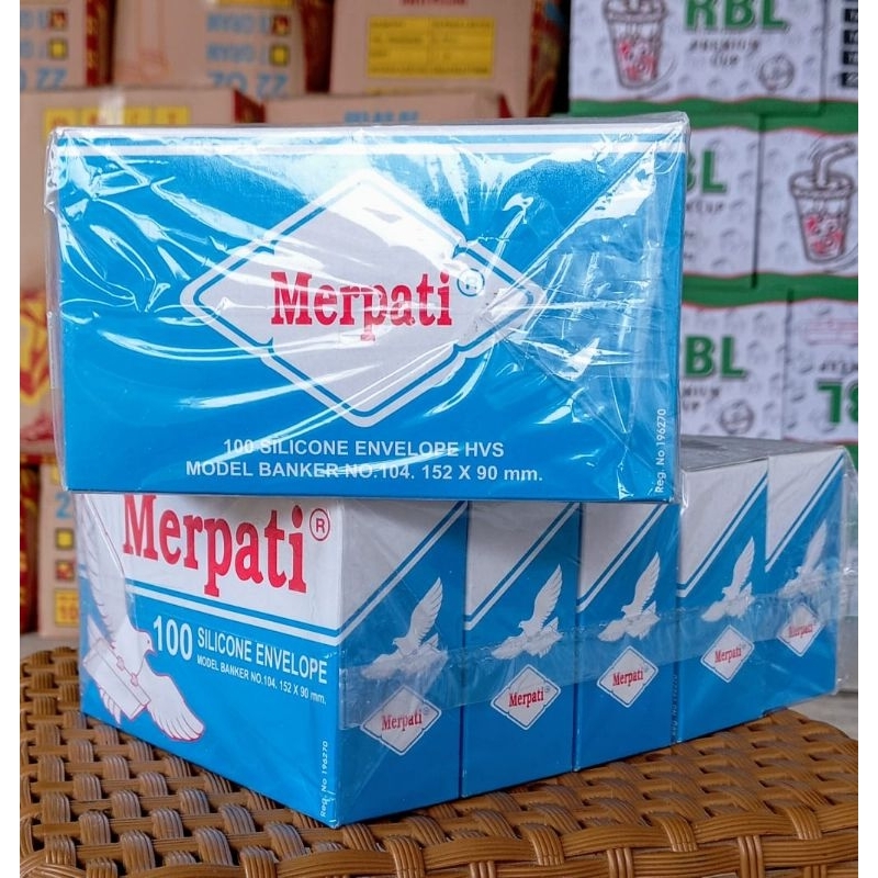 

Amplop Merpati Biru