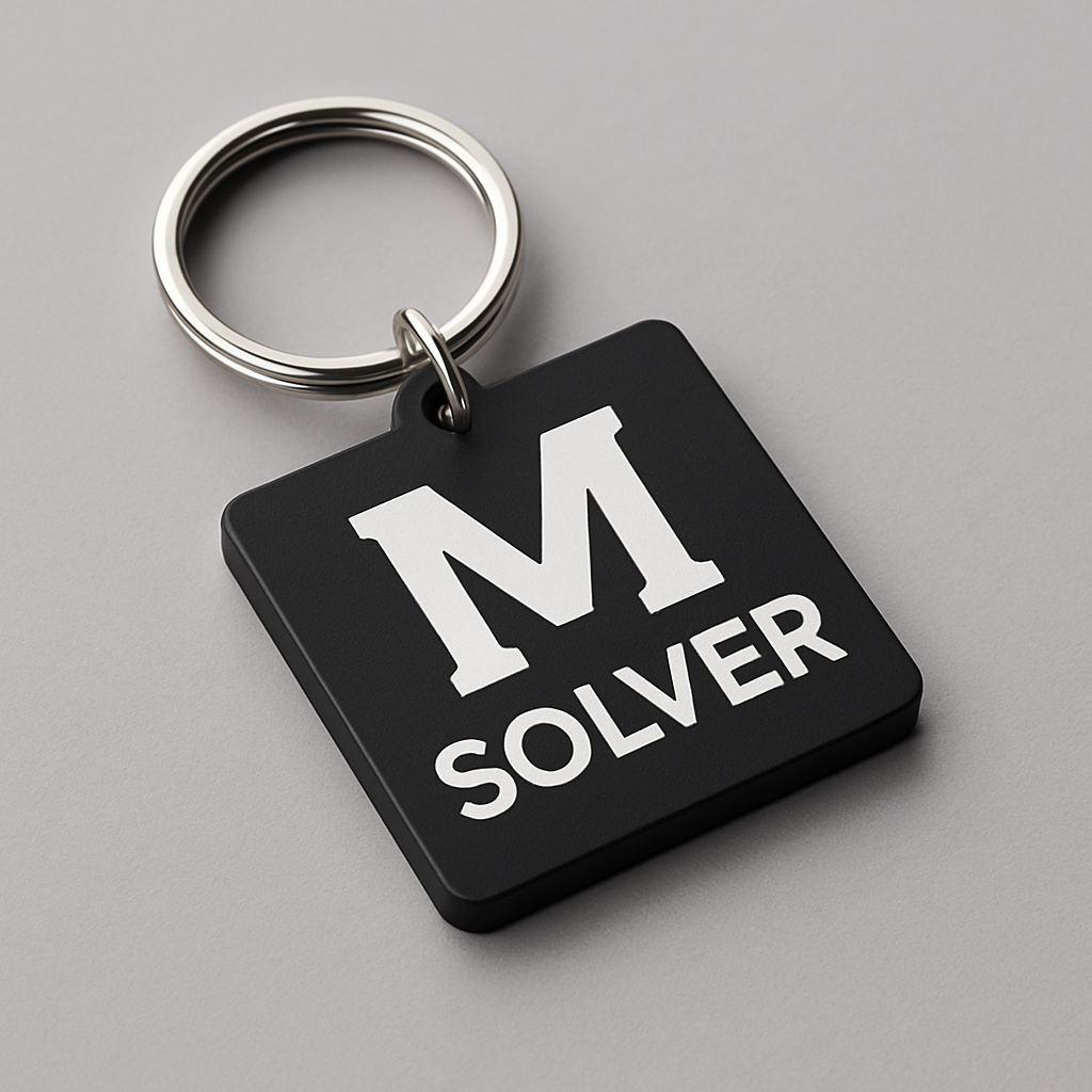 Gantungan Kunci Logo M SOLVER