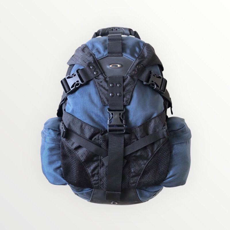 Oakley 92001 Cobalt Icon 2.0 Vintage Y2K Tactical Backpack Navy Black