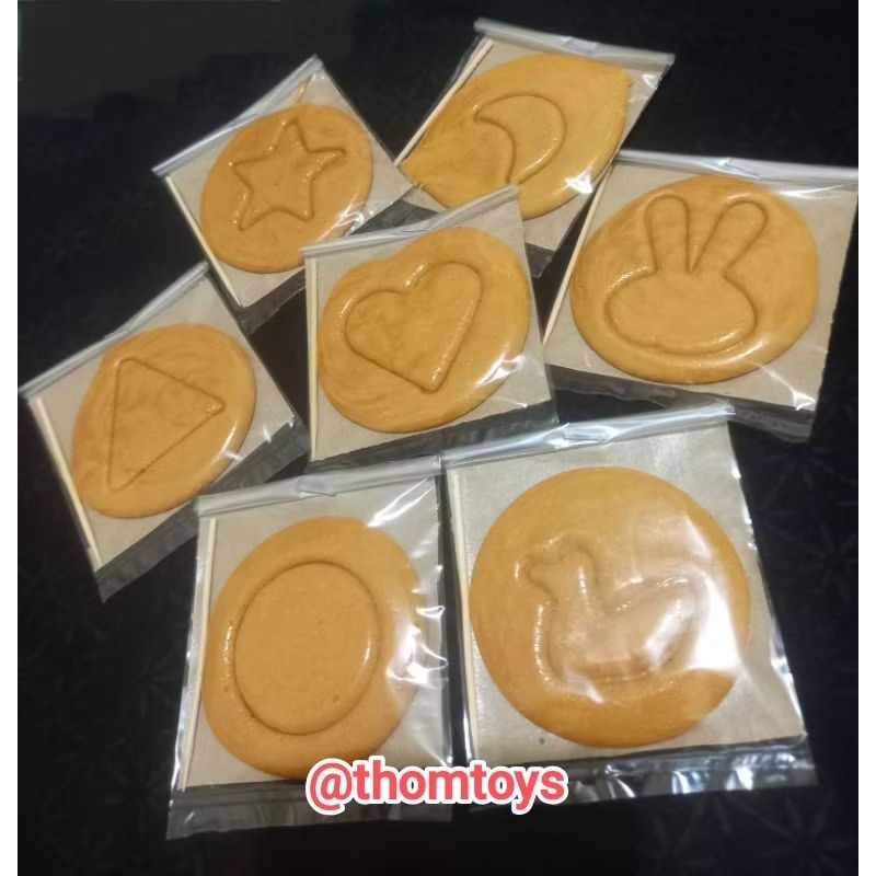 

Permen DALGONA DIAMETER 7CM SQUID GAME manis