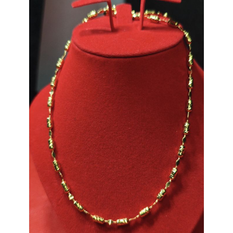 Kalung Emas Muda Moyid Manik Klasik -Elegan & Simple k03 Freebox