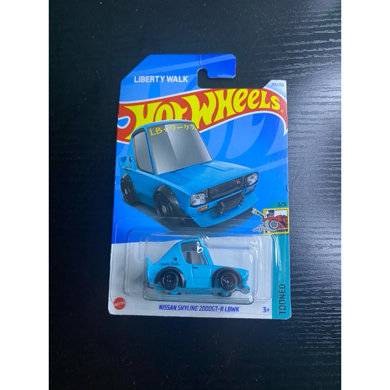 HOT WHEELS TOONED NISSAN SKYLINE LBWK