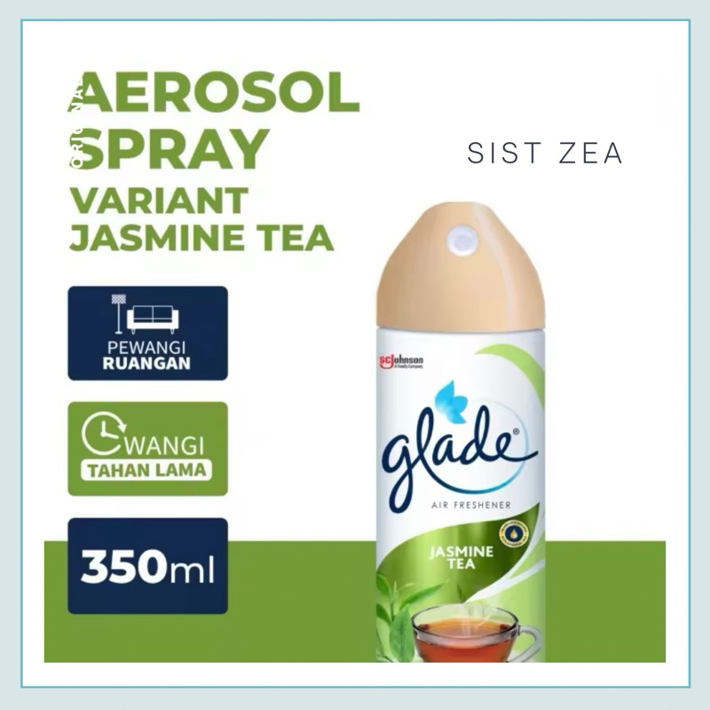 Glade Aerosol 350 ML Pengharum Ruangan Semprot Jasmine Tea