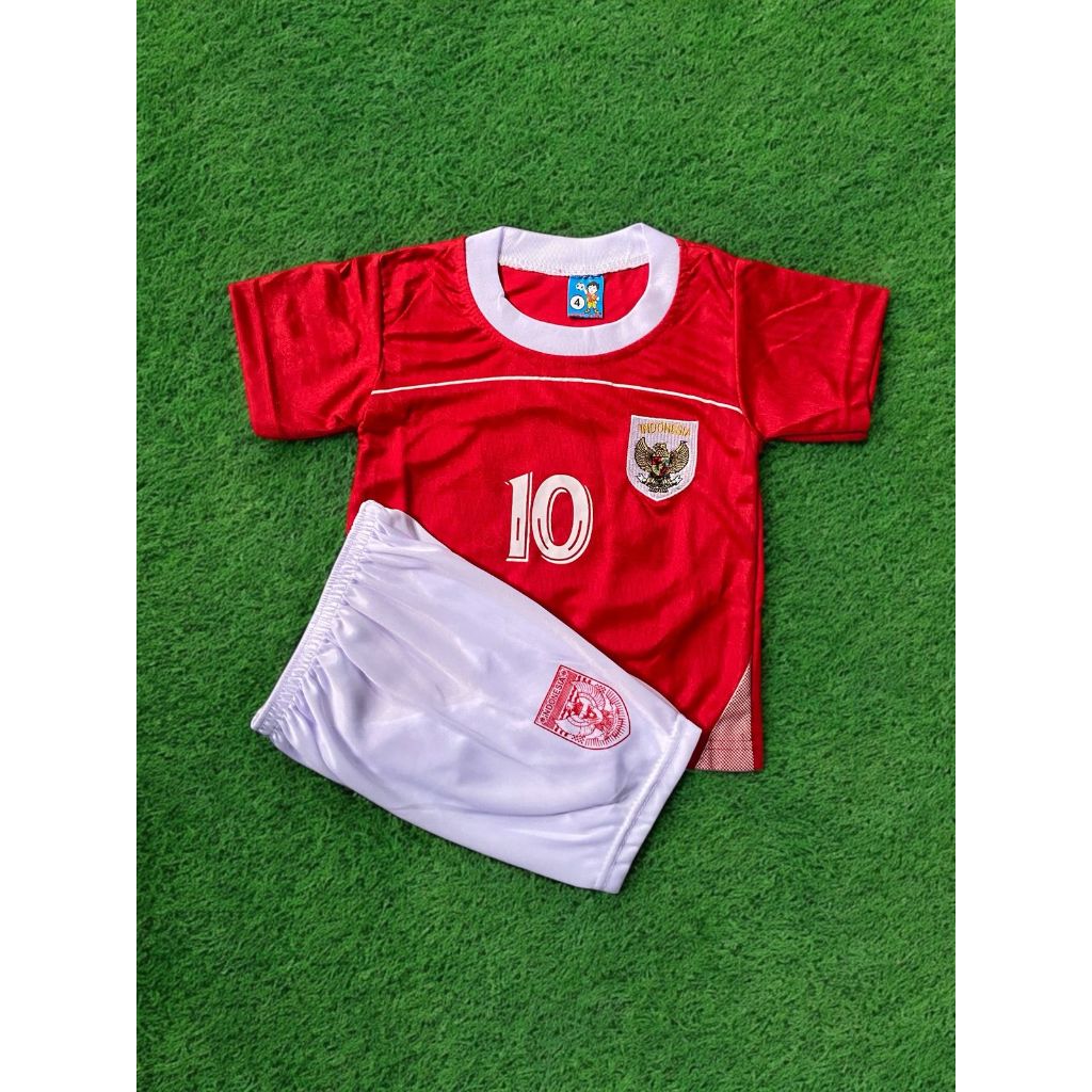 BAJU BOLA ANAK TIMNAS DENGAN DESAIN TERBARU