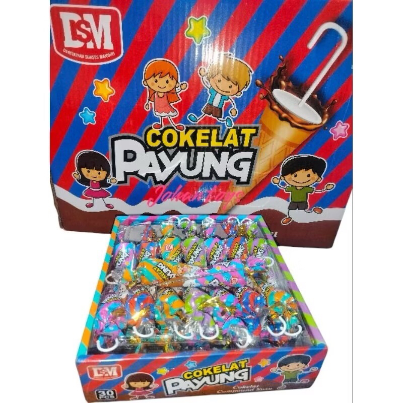 

coklat payung 30 pcs DSM