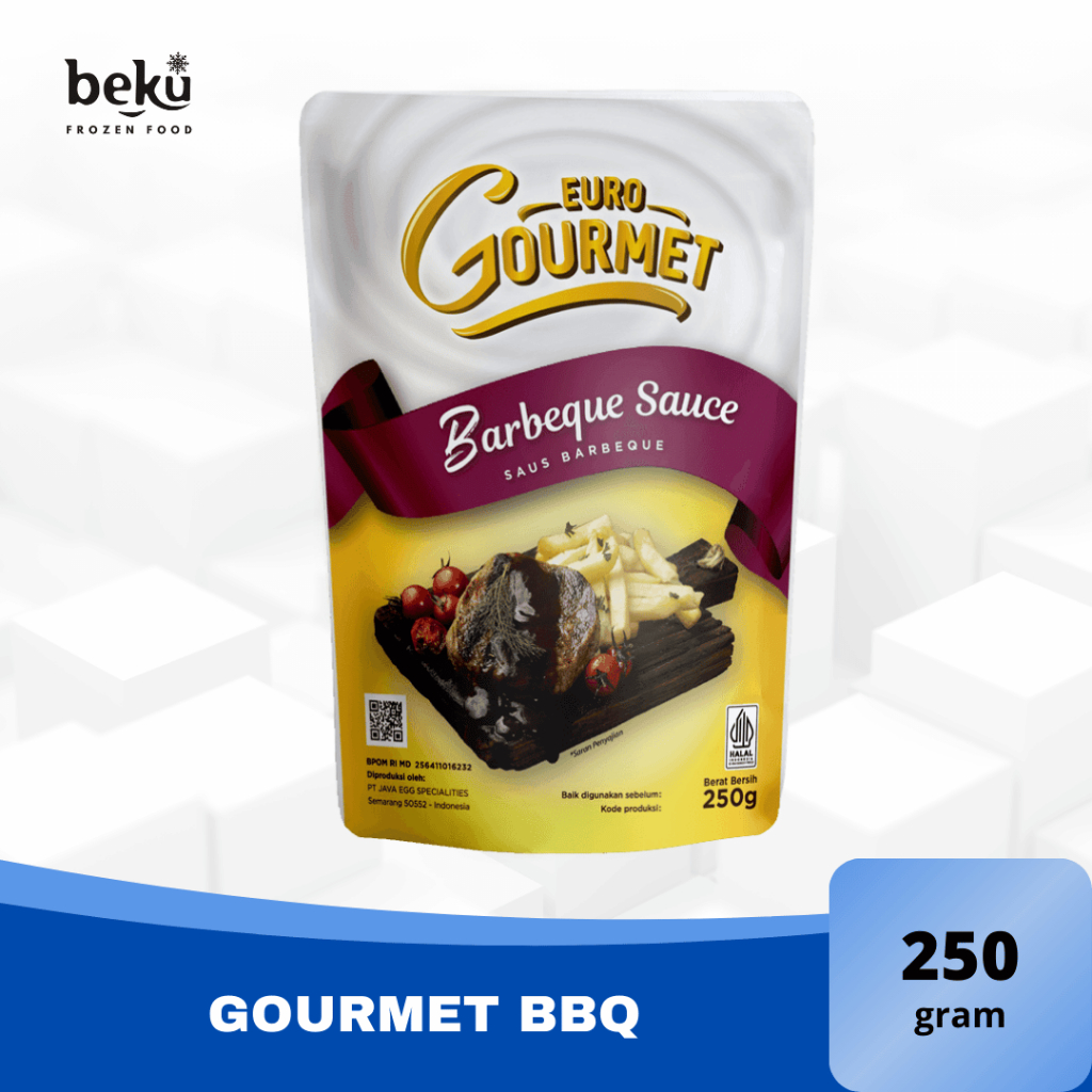 

[SOLO, JATENG] EURO GOURMET SAUS BARBEQUE - GOURMET BBQ (250g)