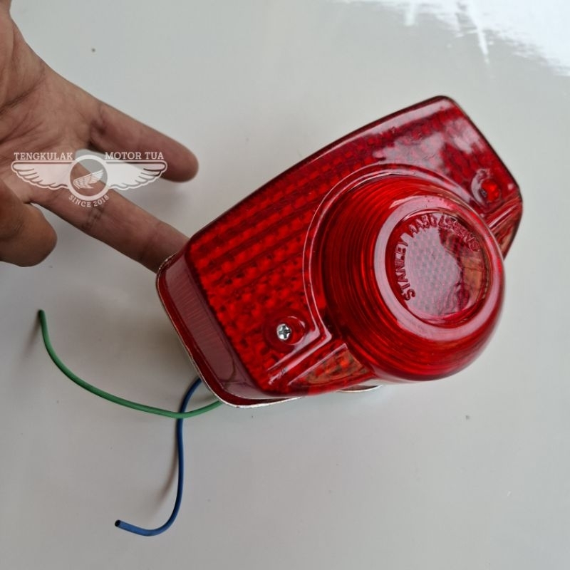 stoplamp lampu belakang set tatakan nos imitasi cb100 cb125 s90z benly gl100 gl125 gl cb 100 125 s11