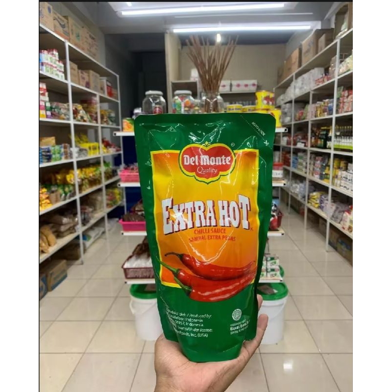 

Saus sambal DELMONTE EXTRA HOT /DELMONTE CABAI 1000g