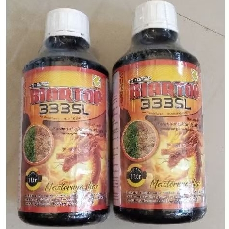 HERBISIDA KONTAK BIARTOP 333 SL parakuat diklorida 333g/l isi 1 ltr