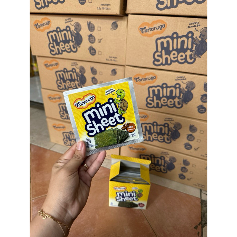

tartaruga crispy seaweed cemilan rumput laut rasa bbq