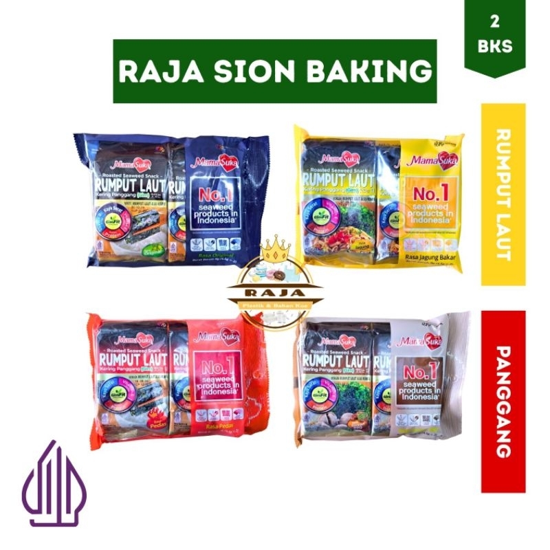 

MamaSuka Rumput Laut Panggang Nori isi 2 - All Varian