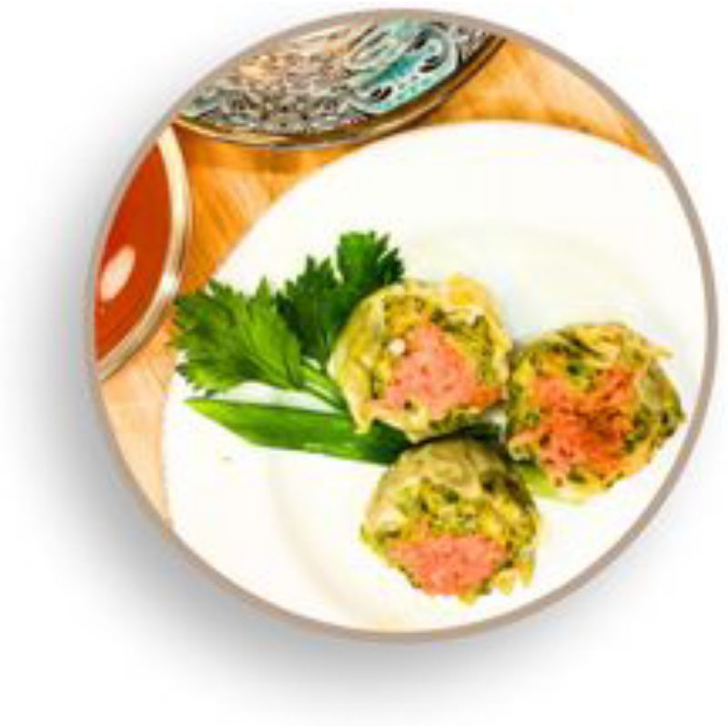 

Dimsum Bayam (Frozen), isi 10 pcs/box, packing thinwall