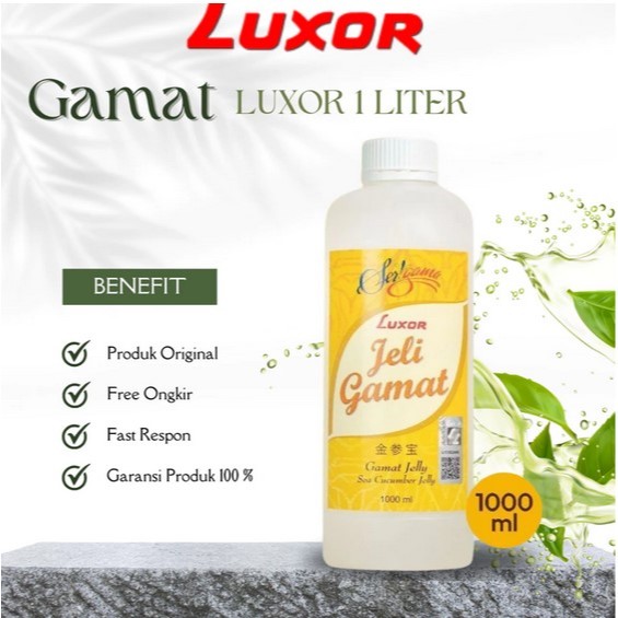 Luxor 1000 ml jelly gamat luxor / 1 Liter Asli Original