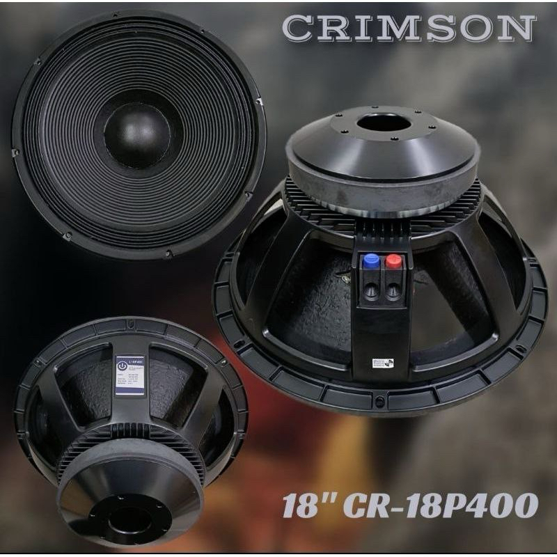 speaker crimson 18” CR 18P400 grade A