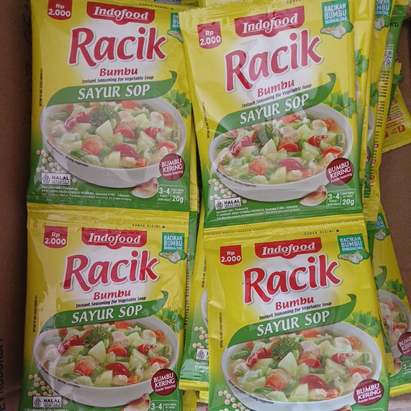 

Racik Bumbu Sayur Sop 20g Renteng