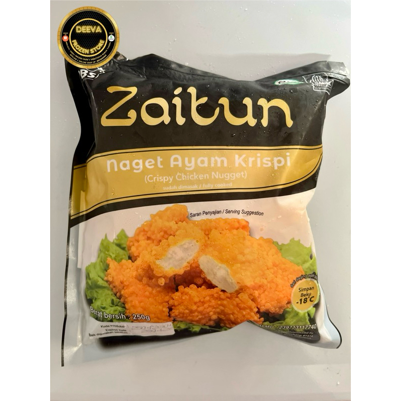 

Zaitun nugget ayam crispy 250gr