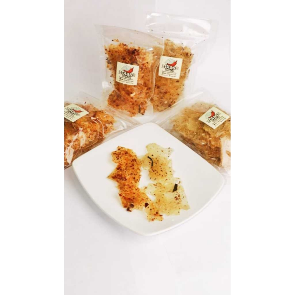 

Keripik Kaca/Kripca Daun Jeruk Pedas Gurih Bikin Nagiih - Zglass Snack