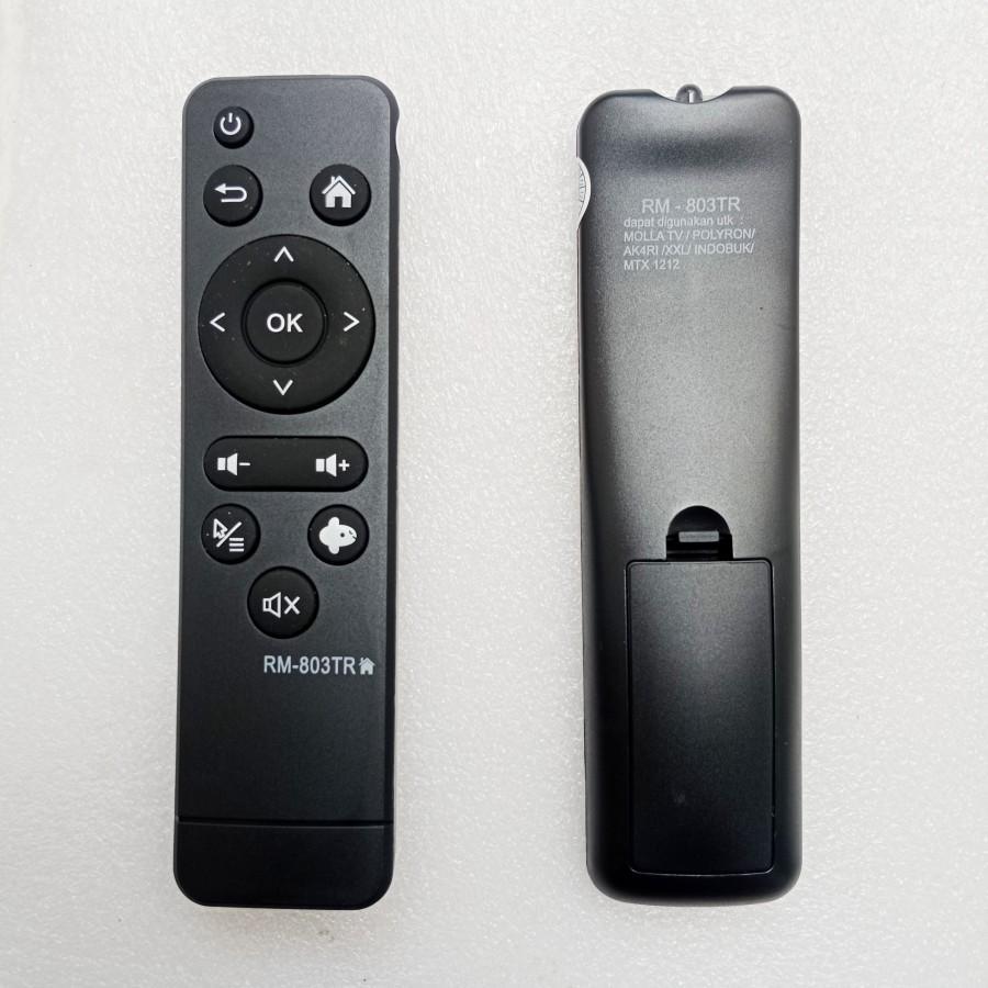 REMOTE STB ANDROID BOX MOLA POLYTRON AKARI TV ANDOID RM-803